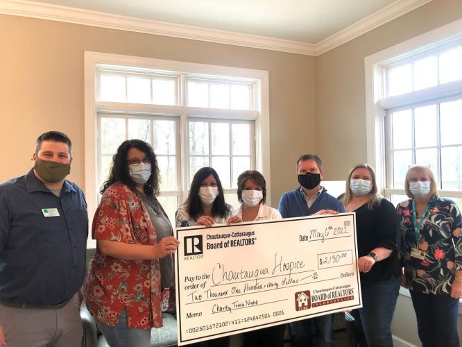 Board of Realtors Big Check!