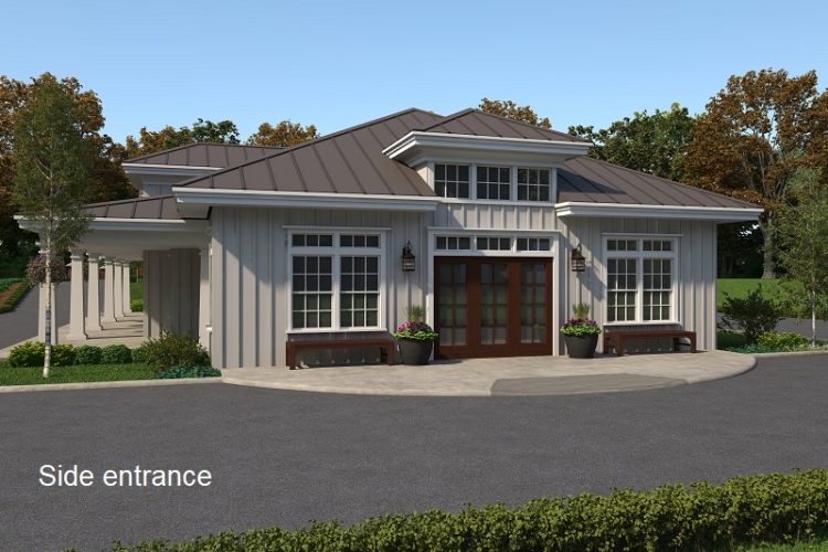 Side entrance Side entrance